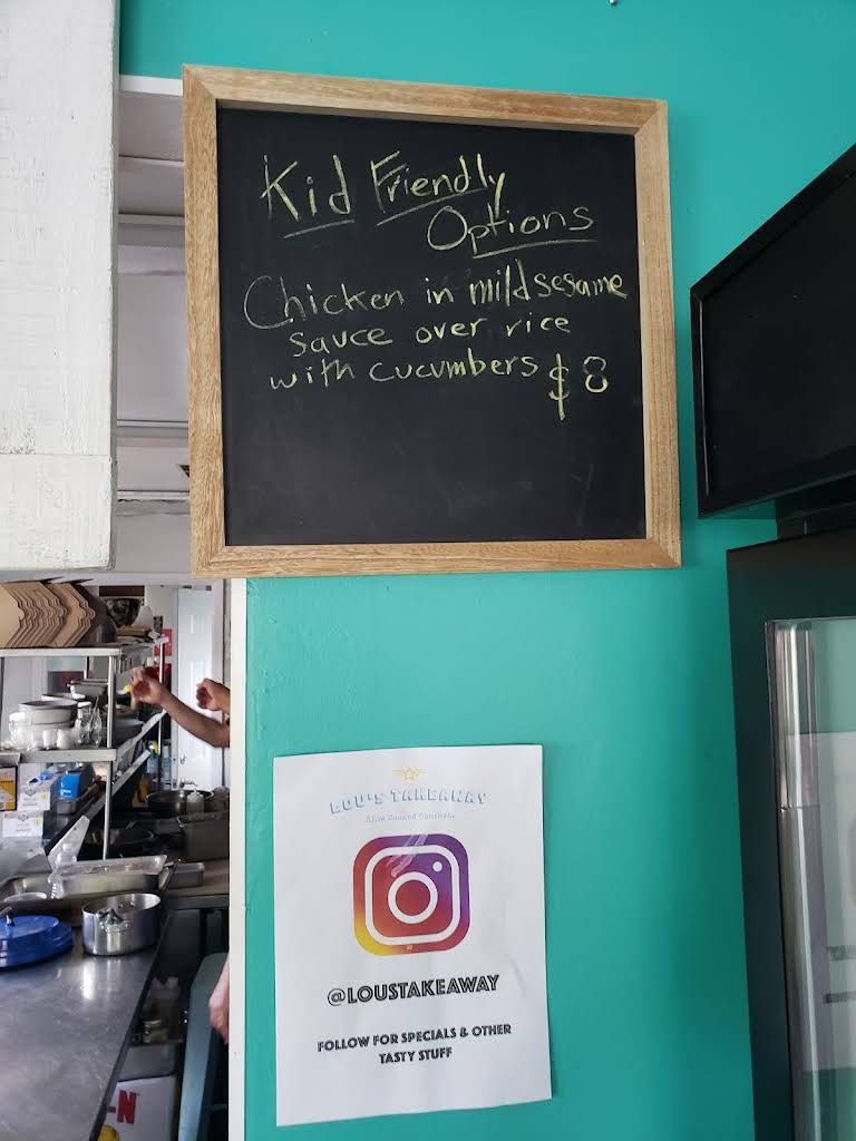 Lou’s Takeaway Menu 2